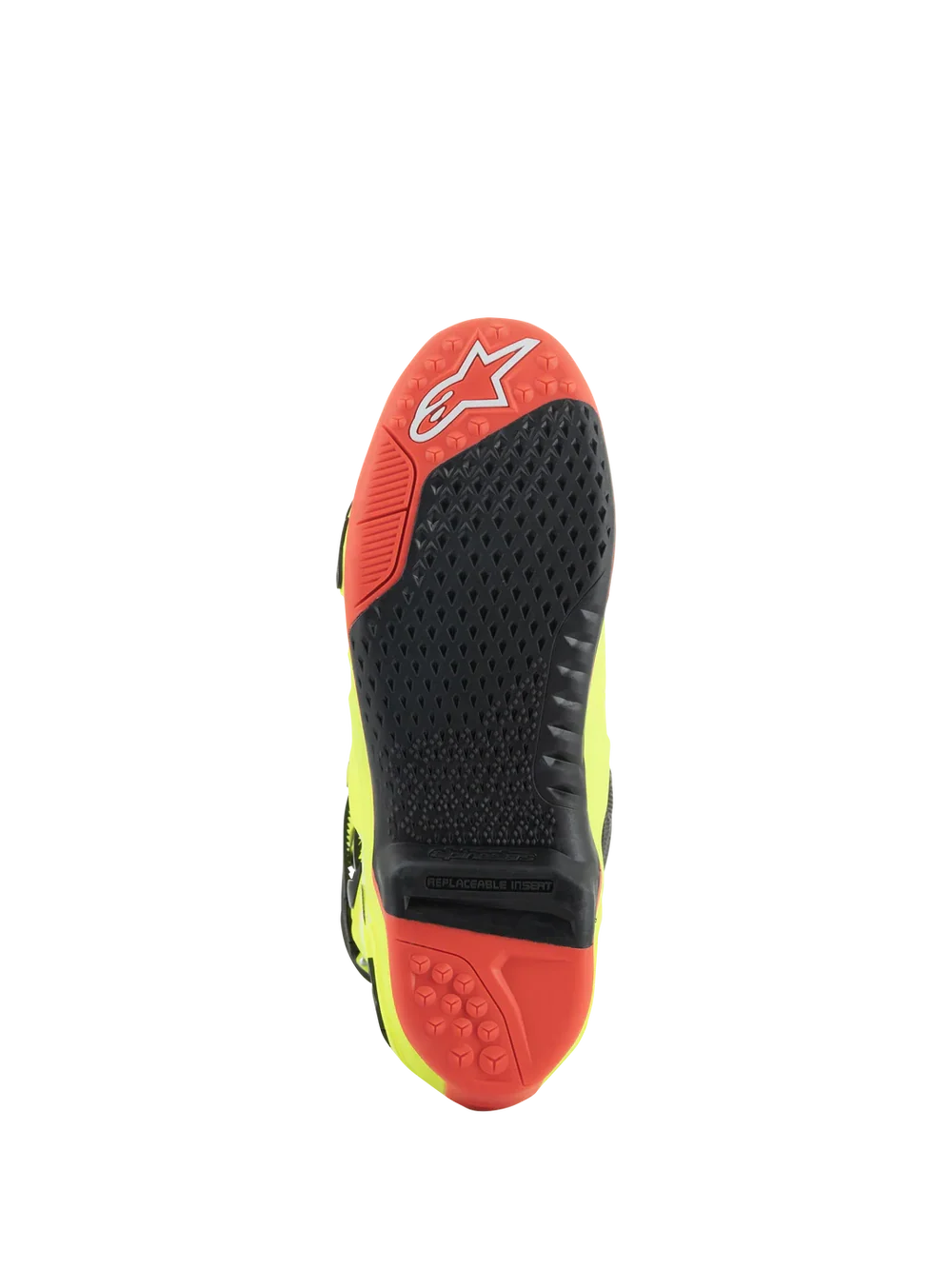 BOTAS ALPINESTARS TECH 10 AMARILLO FLUOR/NEGRO/ROJO