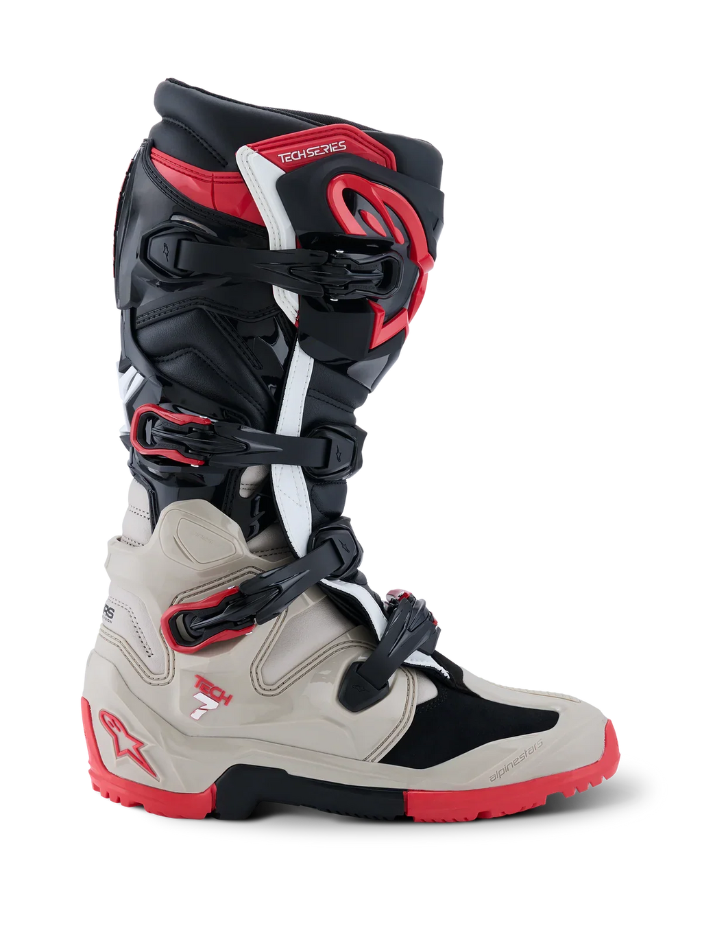 BOTAS ALPINESTARS TECH 7 ENDURO NEGRO/GRIS/ROJO