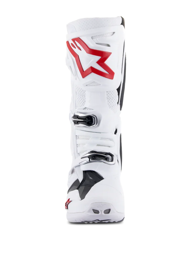 BOTAS ALPINESTARS TECH 10 SUPERVENTED BANCO / ROJO