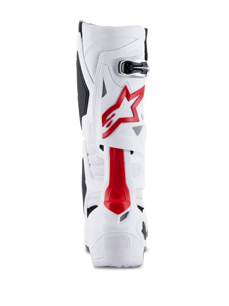 BOTAS ALPINESTARS TECH 10 SUPERVENTED BANCO / ROJO