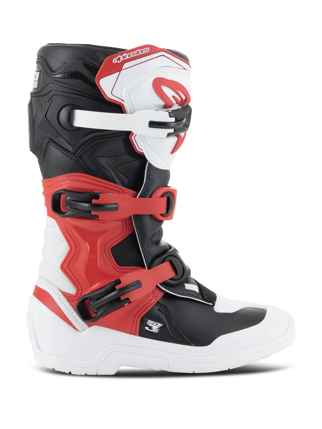 BOTAS ALPINESTARS TECH 3S KIDS BLANCO/NEGRO/ROJO