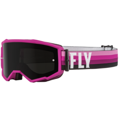 ZONE GOGGLE PINK/BLACK W/ DARK SMOKE LENS