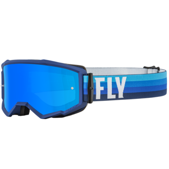 Zone Goggle Black/Blue W/ Sky Blue Mirror/Smoke Lens - Default Title