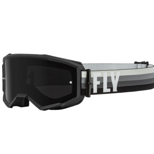 ZONE GOGGLE BLACK/GREY W/ DARK SMOKE LENS