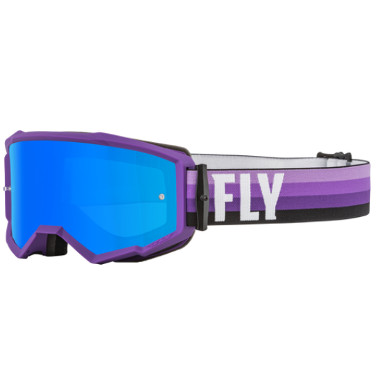 ZONE GOGGLE PURPLE/BLACK W/ SKY BLUE MIRROR/SMOKE LENS