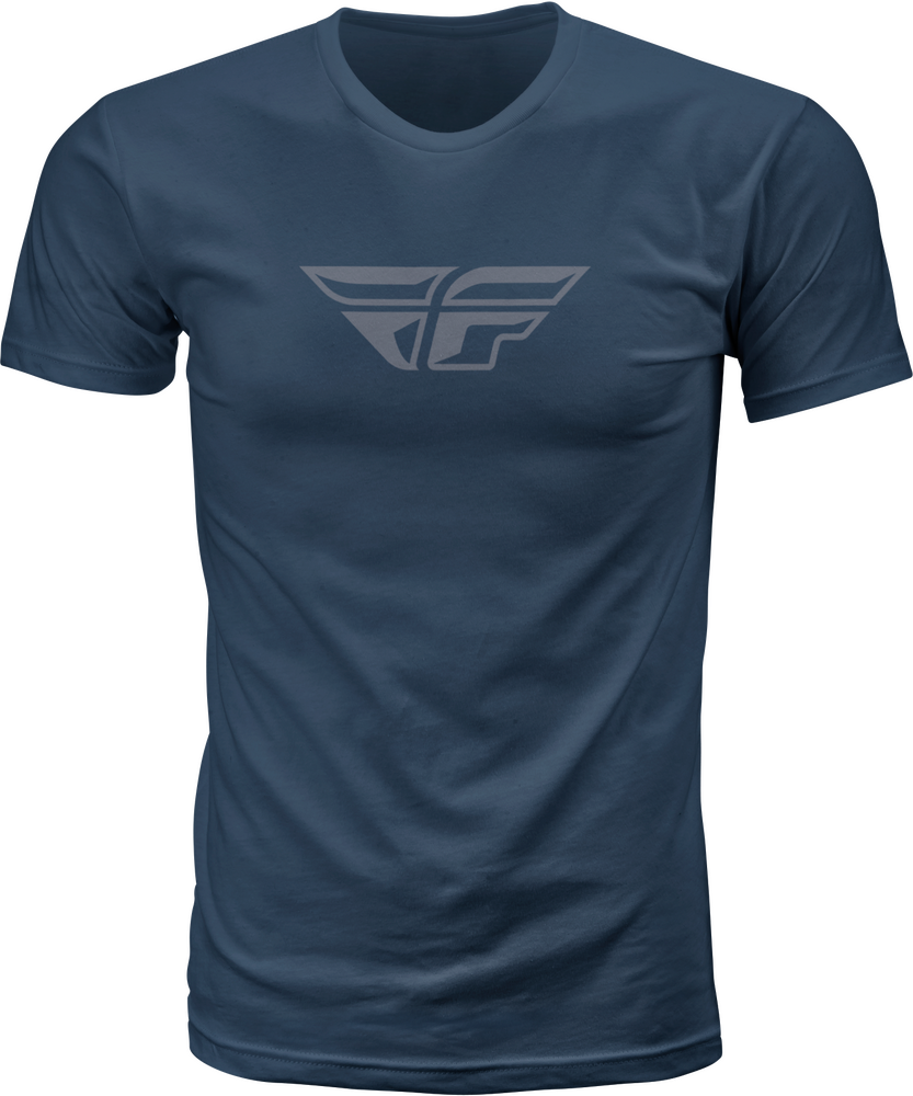 Polera FLY F-Wing Tee Midnight Navy/Grey
