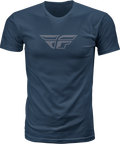 Polera FLY F-Wing Tee Midnight Navy/Grey