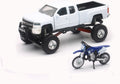 Silverado + Yamaha YZ Réplica 1:43 New-Ray
