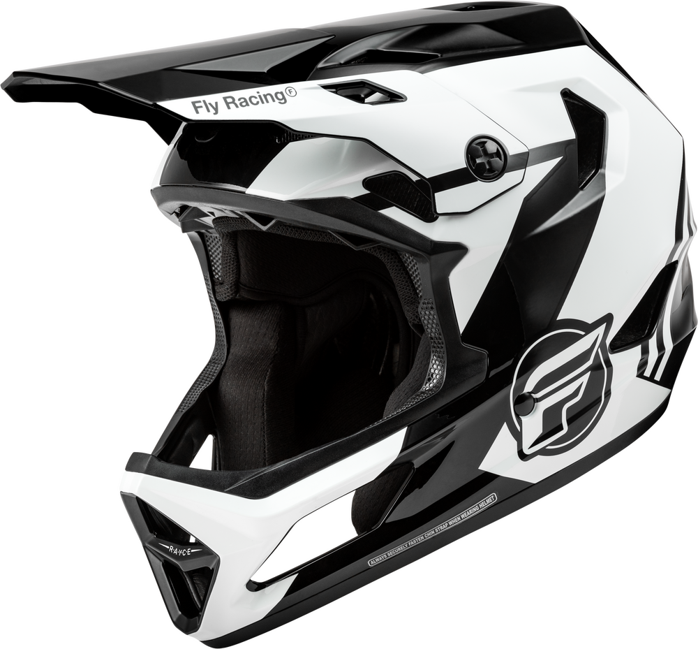 Casco FLY Rayce 2026 Black/White/Grey MTB