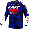 Jersey FXR Kids Cluth Blue/Camo/Red