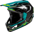 Casco FLY Rayce Repeat 2026 Black/Teal Hi-Vis | FXR