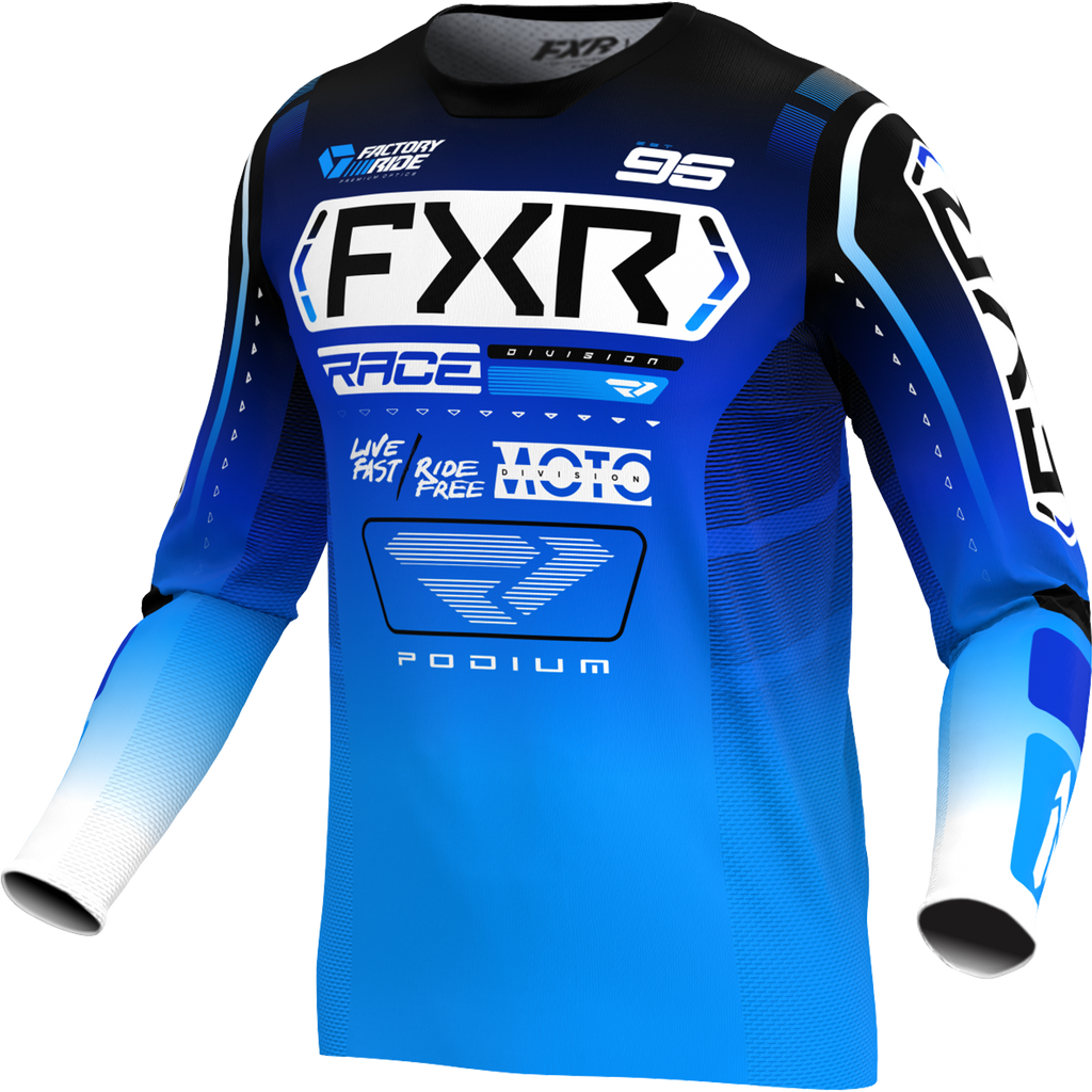 Jersey FXR Podium Blue/White