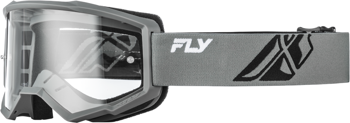 Focus Goggle Grey Black W Clear Lens