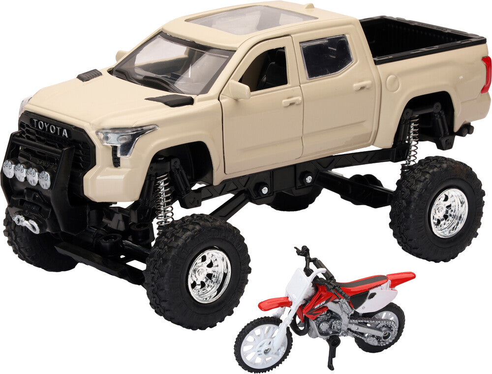 Tundra + Honda CRF Réplica 1:32 New-Ray