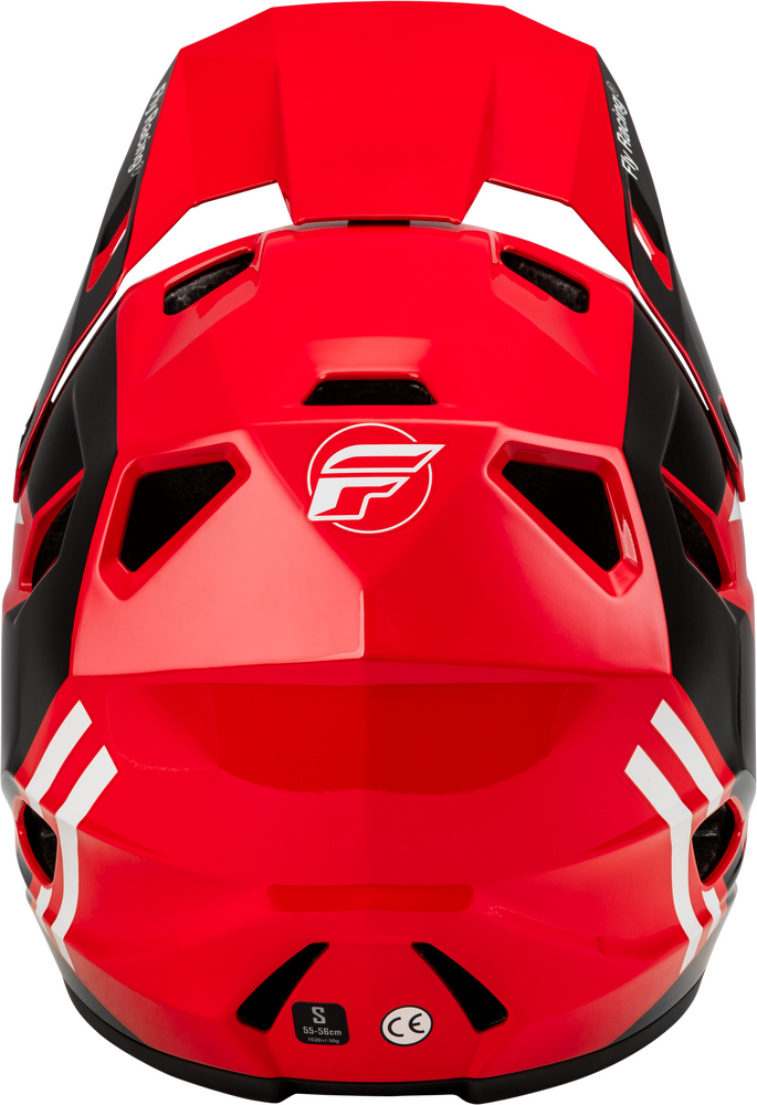 2026 RAYCE BICYCLE HELMET RED/BLACK/WHITE