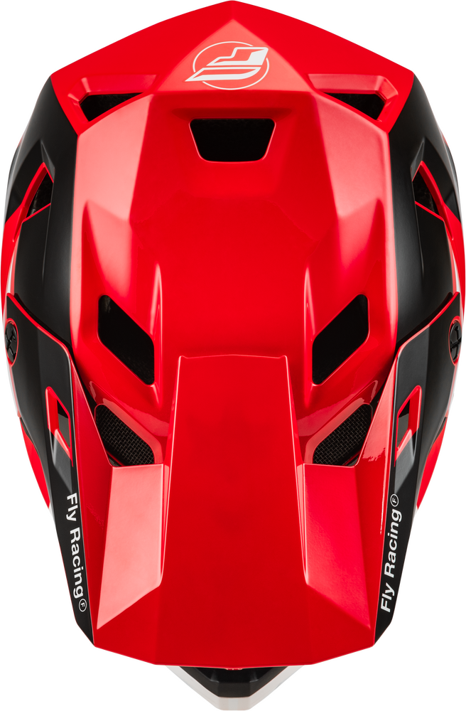 2026 RAYCE BICYCLE HELMET RED/BLACK/WHITE