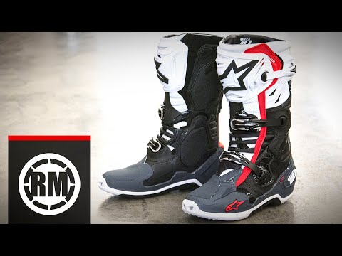 BOTAS ALPINESTARS TECH 10 SUPERVENTED BANCO / ROJO