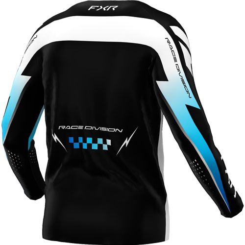 JERSEY FXR CLUTCH PRO 26 BLACK/BLUE/WHITE
