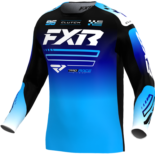 Jersey FXR Clutch 26 Blue/Black/White