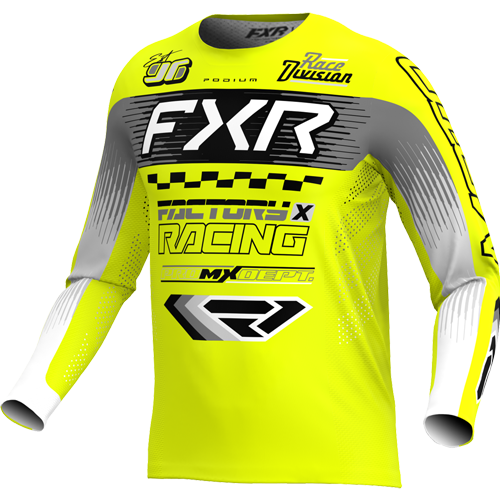 Jersey FXR Podium Gladiator 26 Hi-Vis/Black/Grey