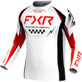 Jersey FXR Clutch Pro 26 White/Red/Black