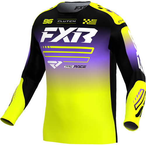 Jersey FXR Clutch 26 Hi-Vis/Black/Purple