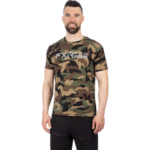 Polera FXR Pro Series Camo/Grey