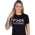 Polera Mujer FXR Race Div Black/Amethyst