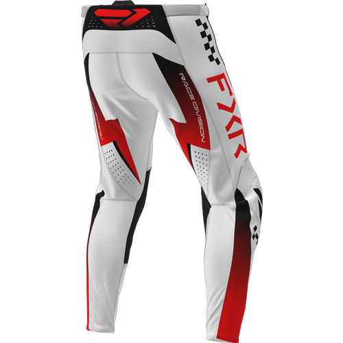 PANTALÓN FXR CLUTCH PRO 26 WHITE/RED/BLACK
