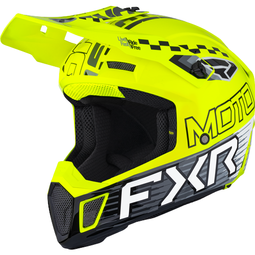Casco FXR Clutch Race Div MX Hi-Vis