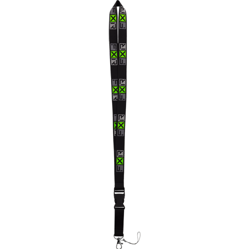 Lanyard FXR 24 Black/Lime