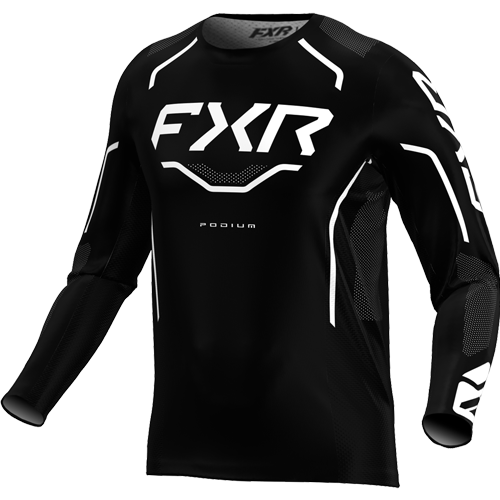 Jersey FXR Podium Relay 26 Black/White